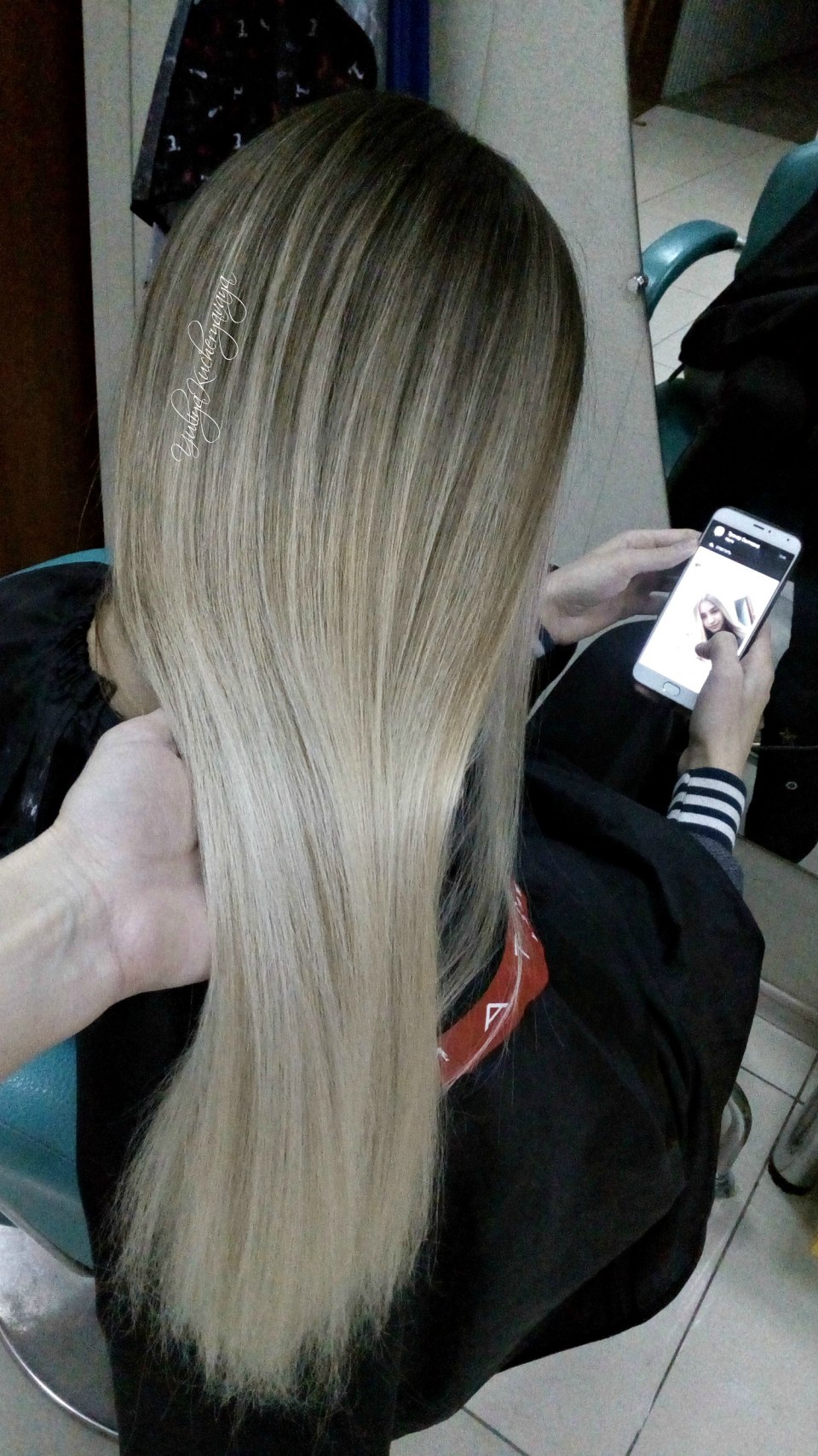 Парикмахер окрашивание