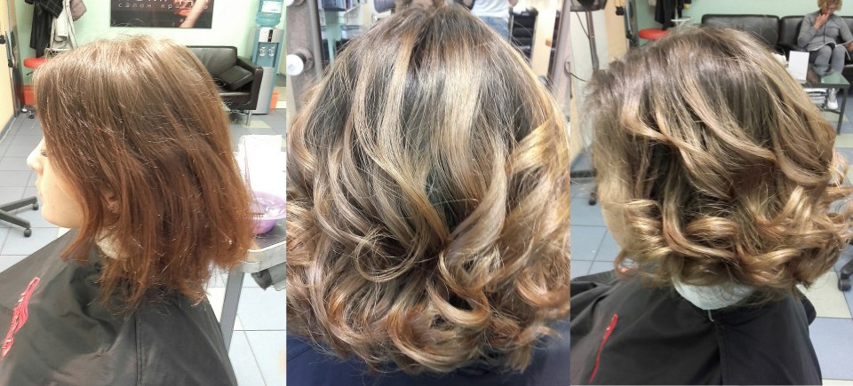 Техника мелирования волос на фольгу