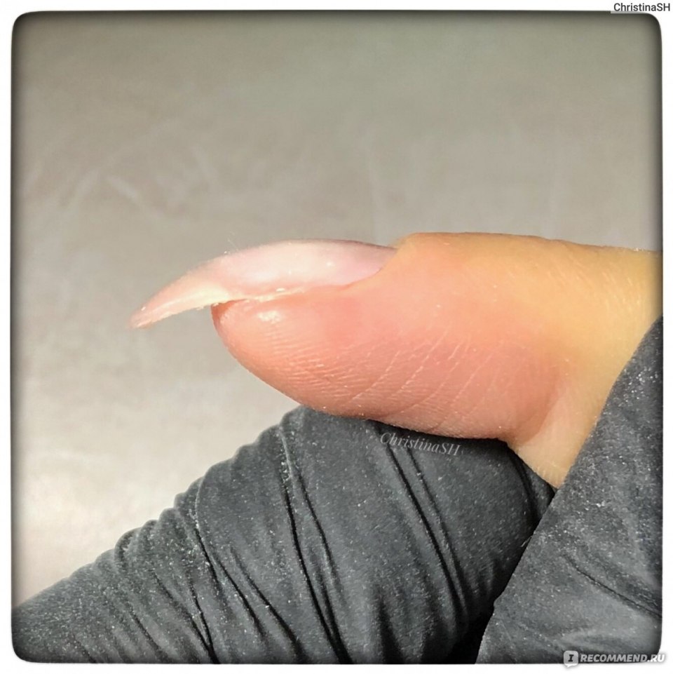 Неровные нарощенные ногти