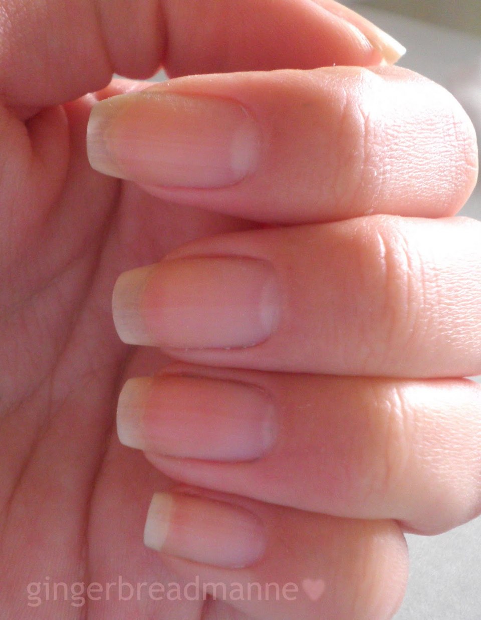 Натуральные ногти без лака