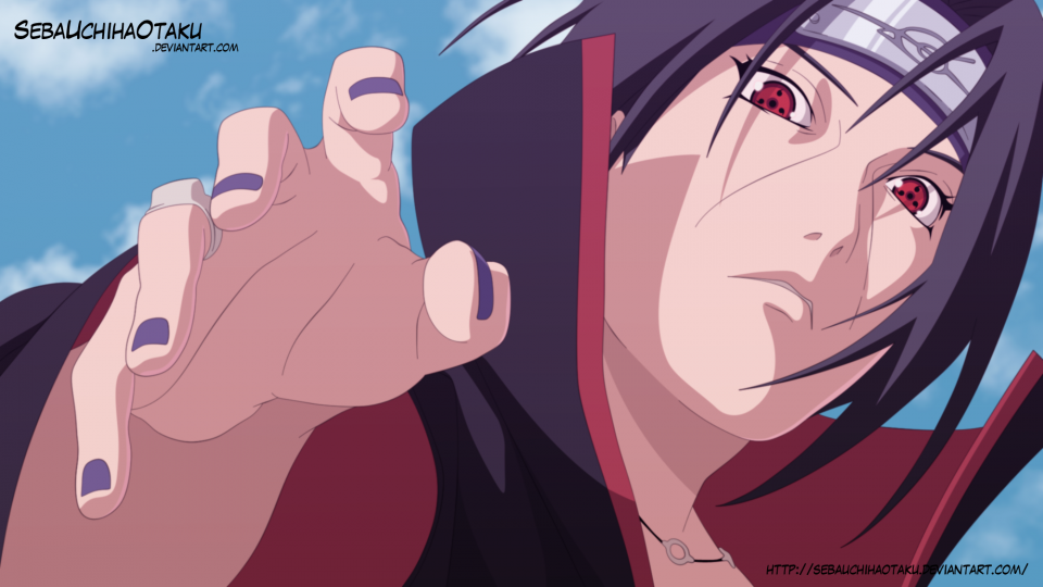 Итачи Учиха ногти