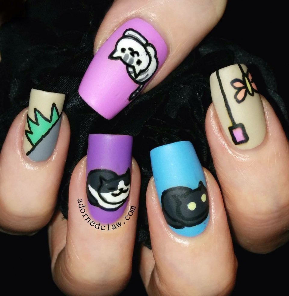 Маникюр в кавайном стиле