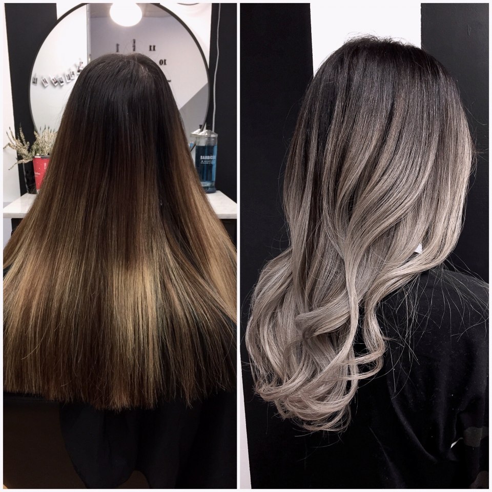 Аэртач окрашивание волос