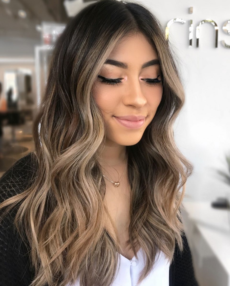 Рельефное окрашивание волос