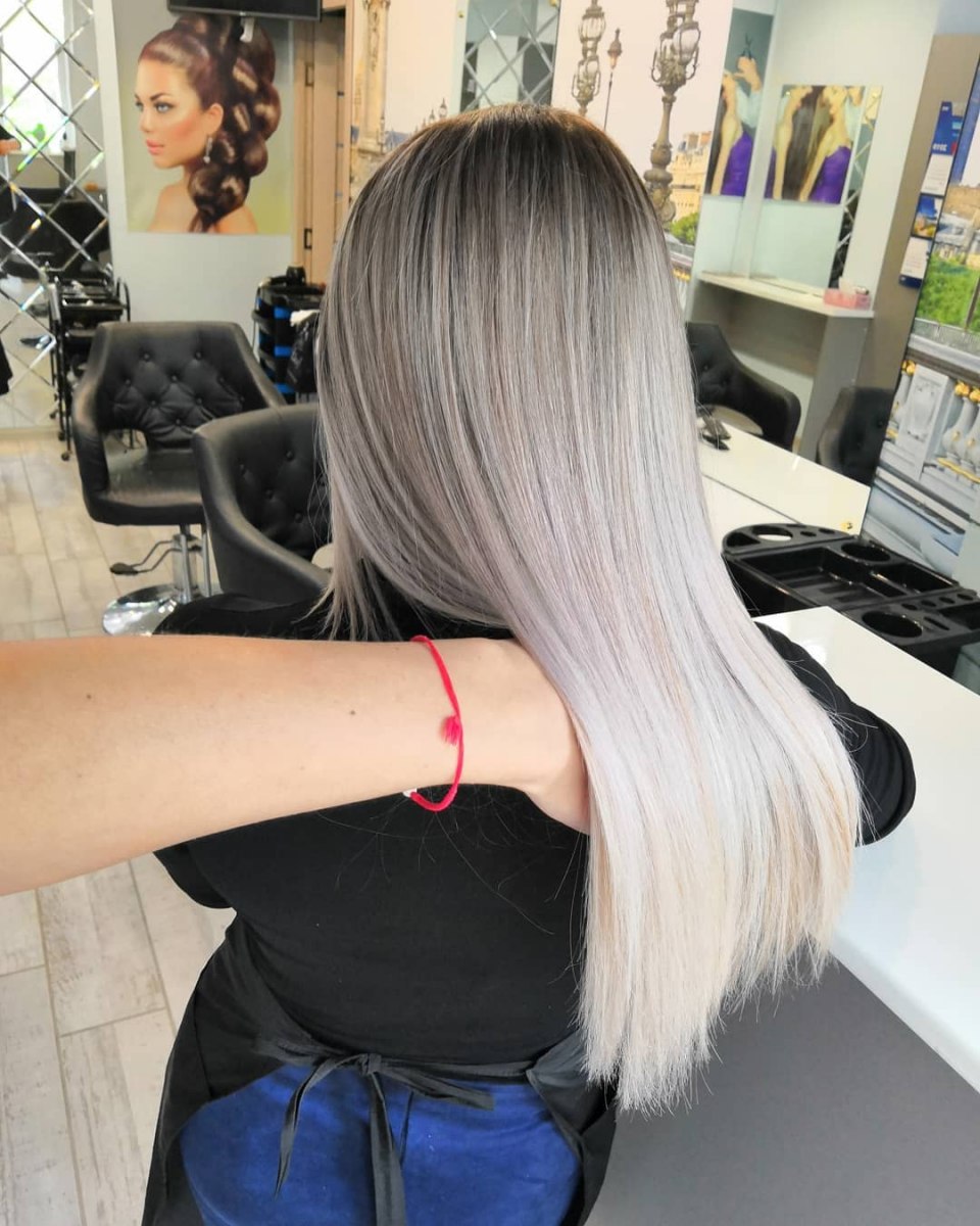 AIRTOUCH окрашивание на длинные волосы