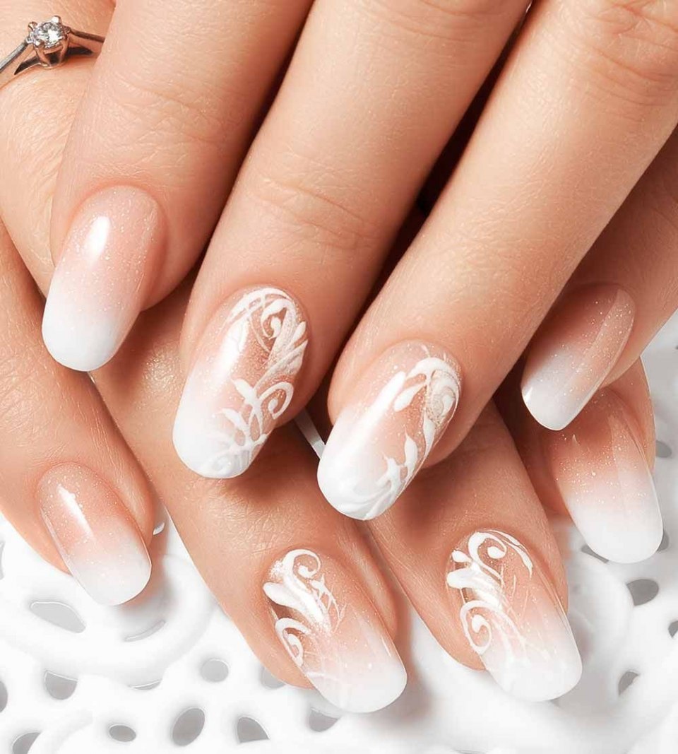 Маникюр на свадьбу