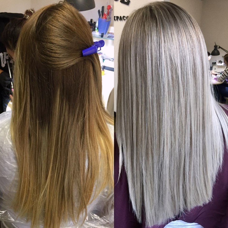 Калифорнийское мелирование техника