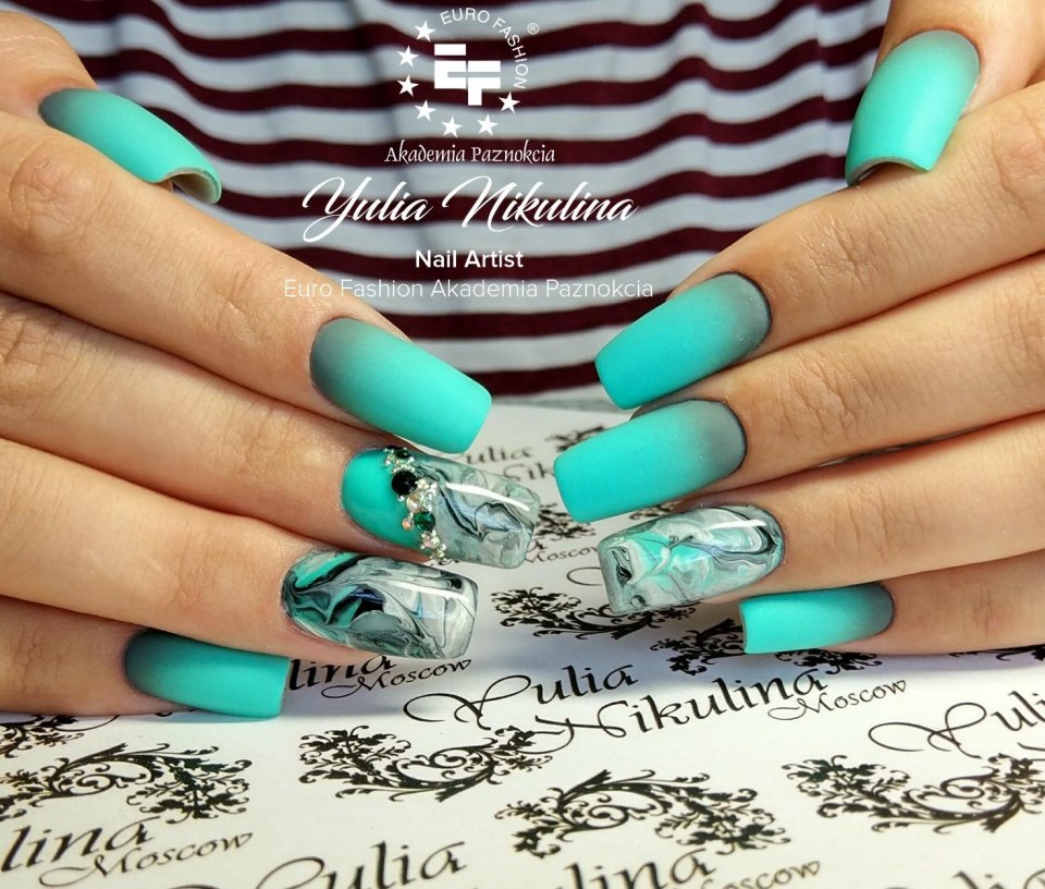 Бирюзовый френч