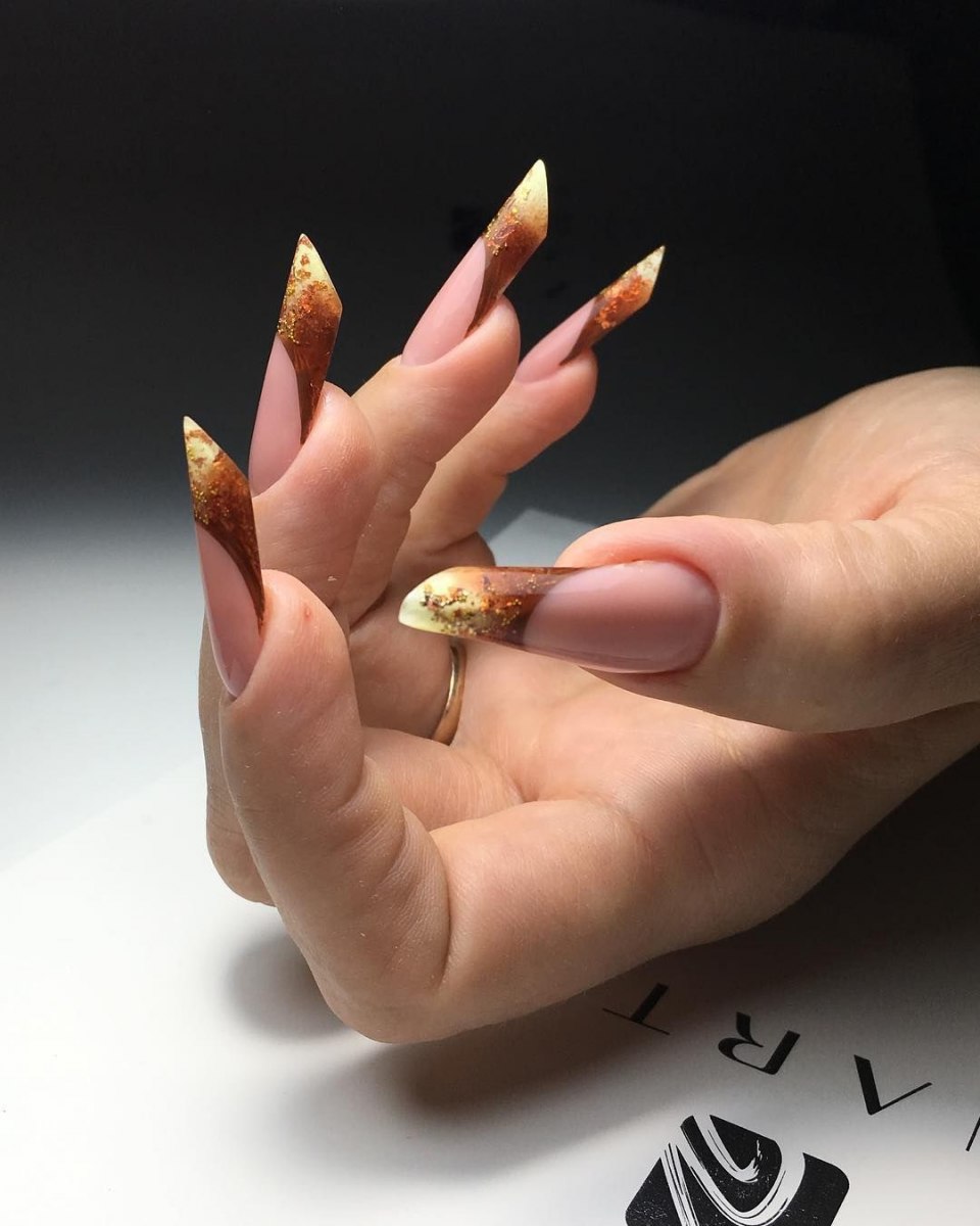 Пайп миндаль выкладной френч