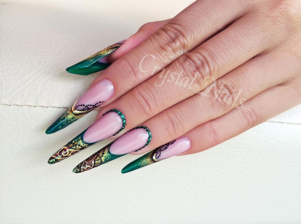 Выкладной френч Готический миндаль