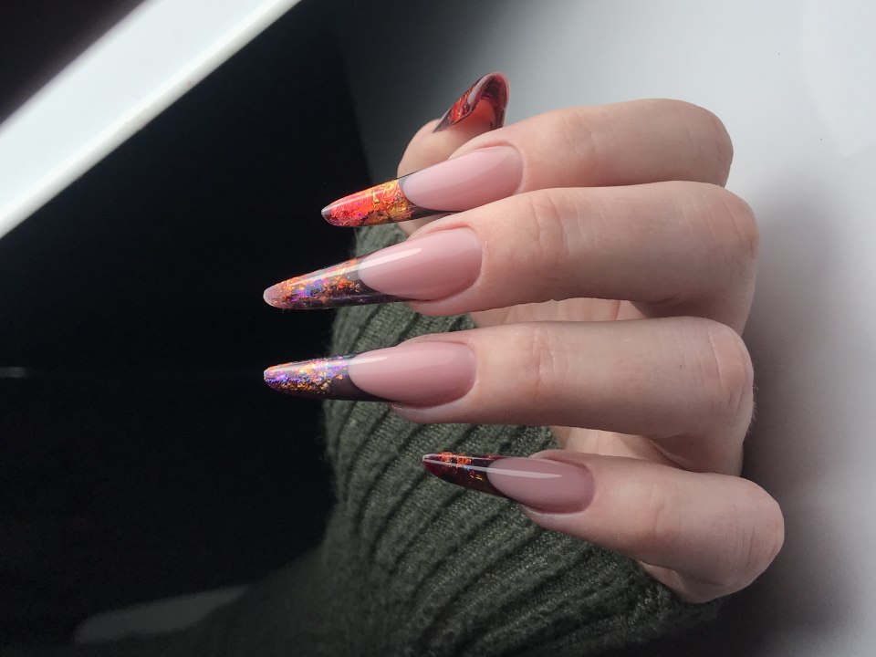 Арочный миндаль френч