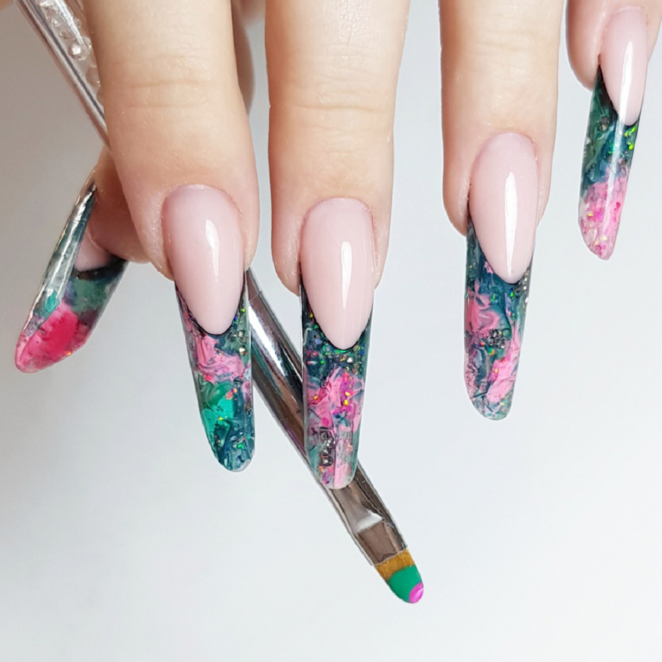 Наращивание пайп миндаль