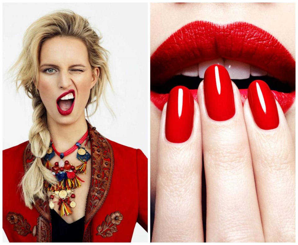 Красные ногти маникюр 2021