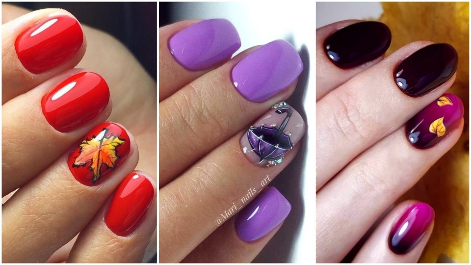Ногти осень