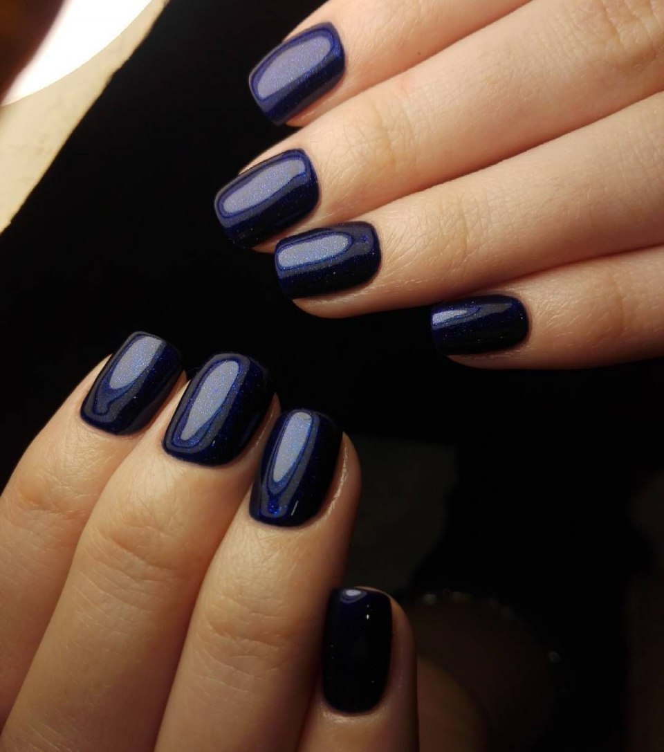 Коричневые ногти маникюр