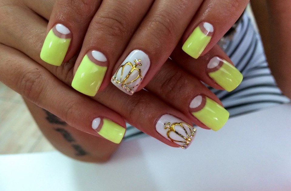 Красивые ногти летний вариант