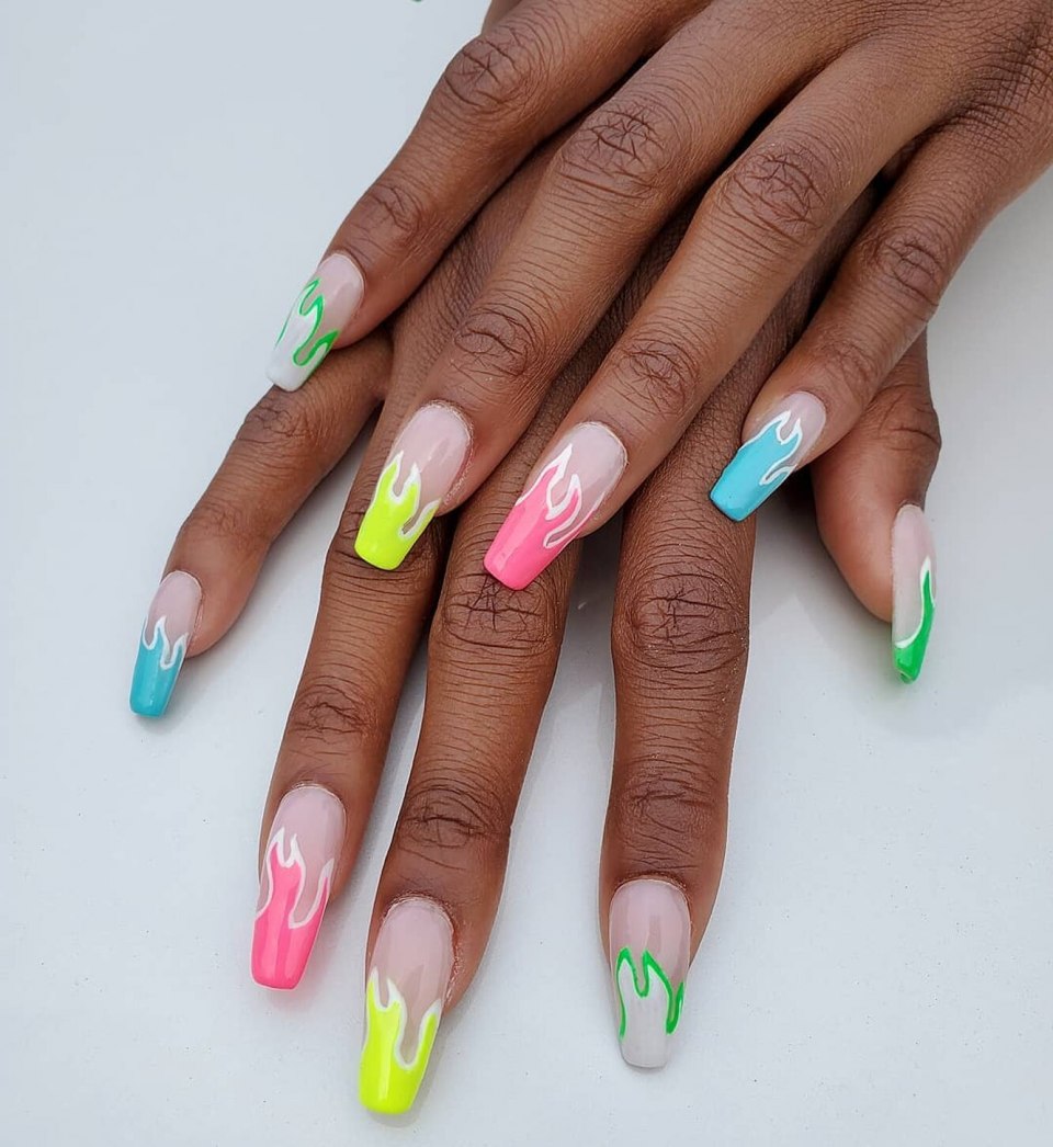 Ногти летний вариант