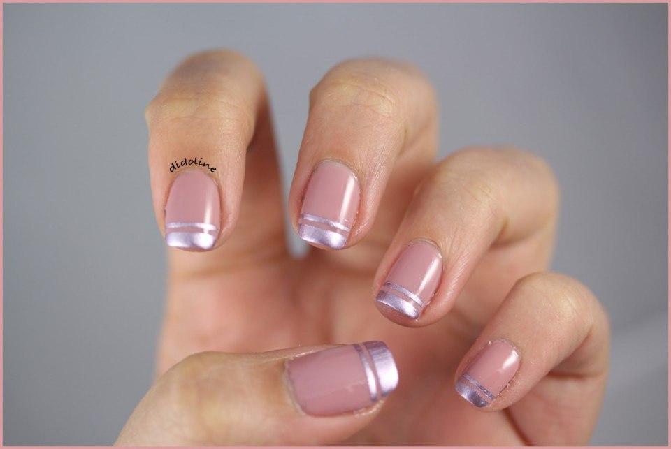 Френч закругленные ногти