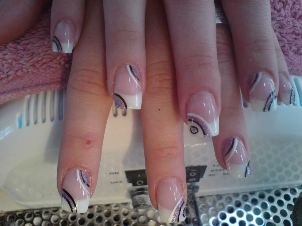 Фон для французского маникюра