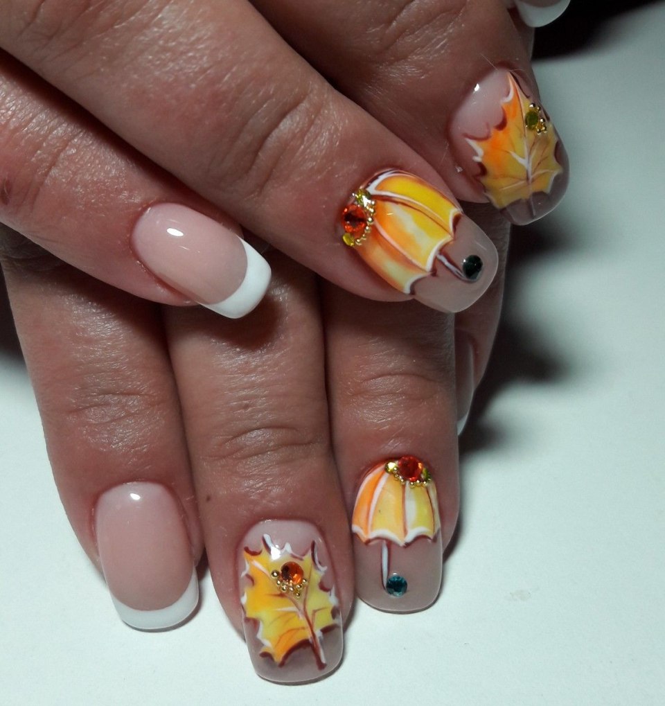 Ногти осень