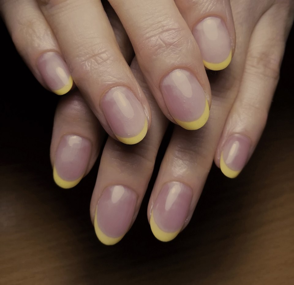 Френч на короткие ногти