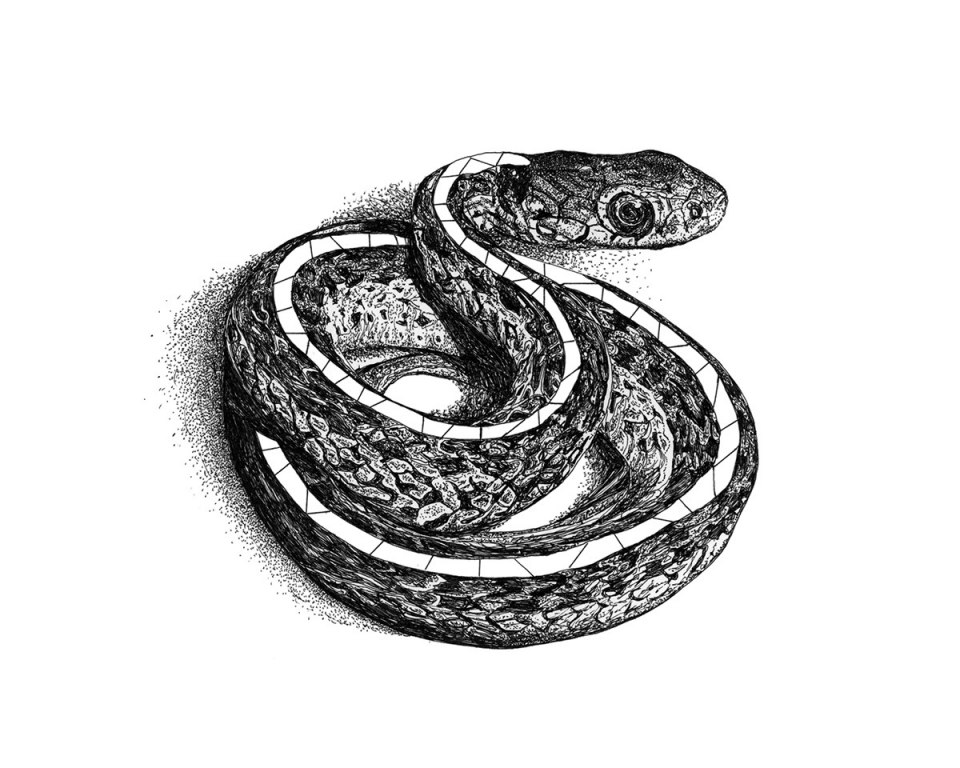 Стилизованная змея