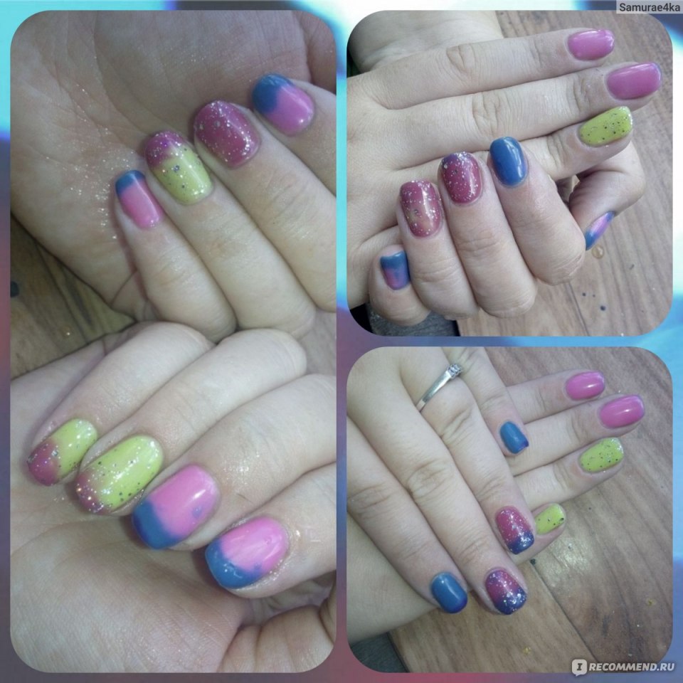 Термо лаки для ногтей Блюскай