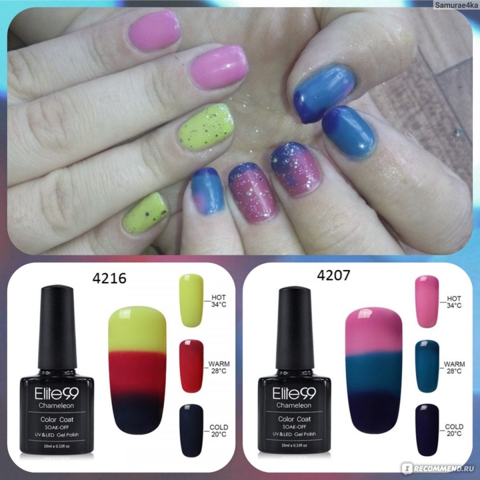 Шеллак для ногтей , термо лаки для ногтей