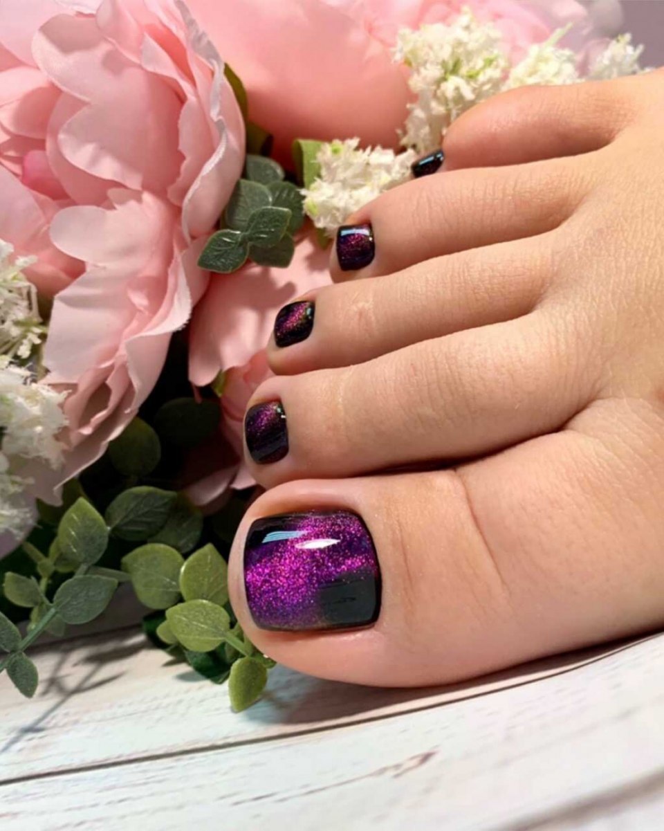 Педикюр гель лак