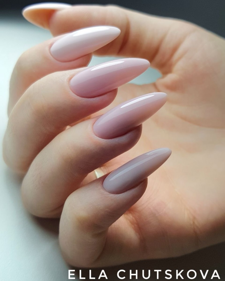 Короткие округлые ногти