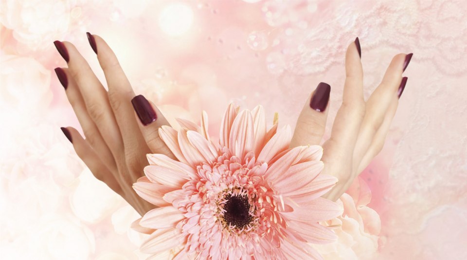 Фон для визитки маникюр