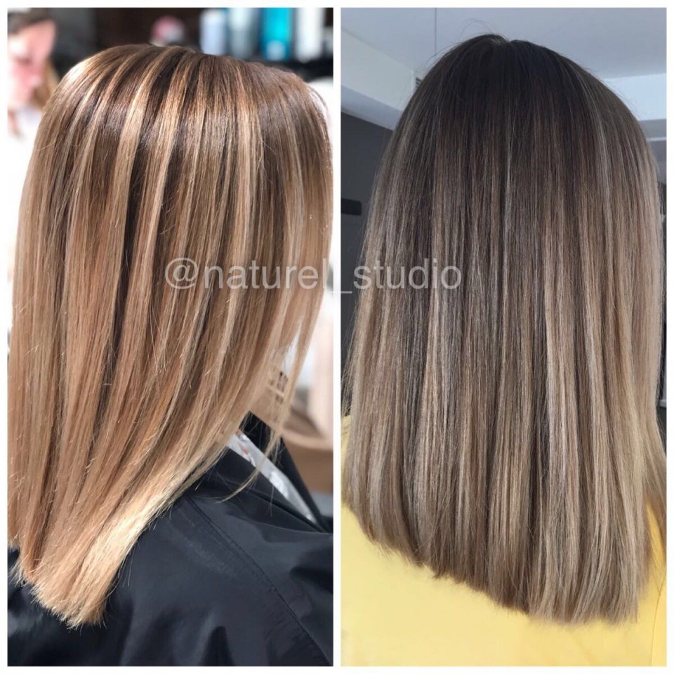 Мелирование вуаль