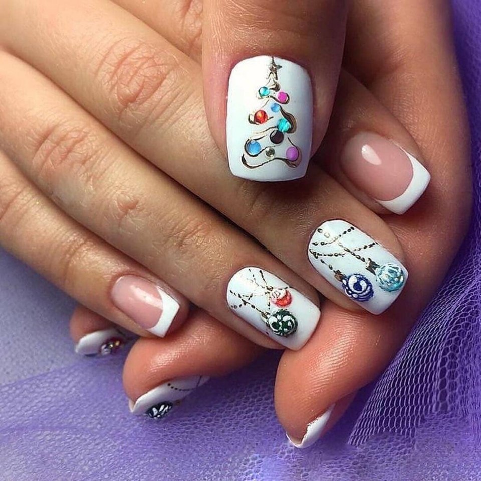 Оригинальный маникюр на новый год