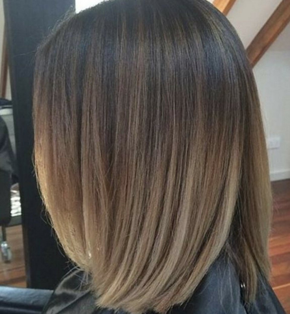 Мелирование балаяж каре