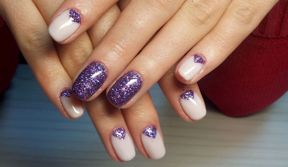 Шеллак с блестками