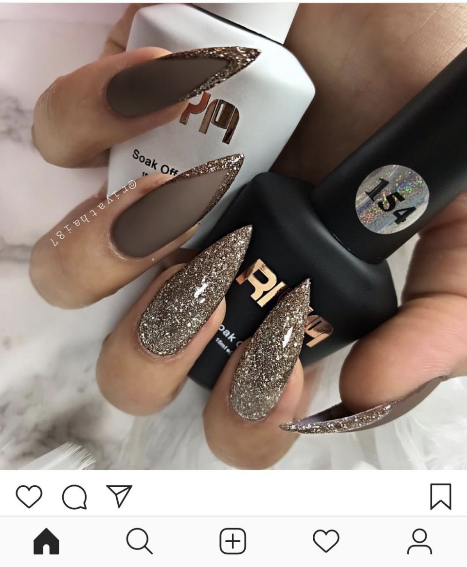 Стильный маникюр для офиса