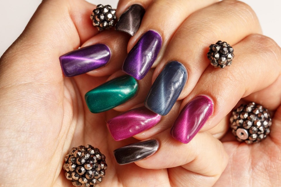 Кошачий глаз гель лак