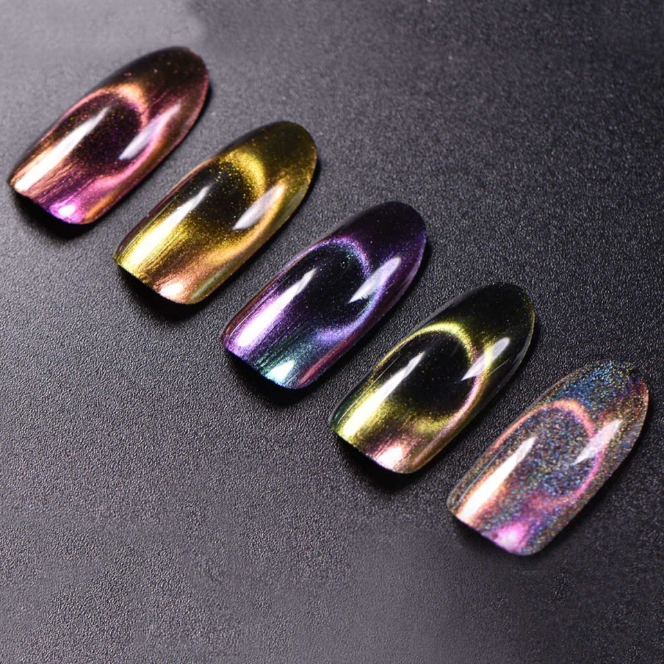 Гель лак Аврора кошачий глаз