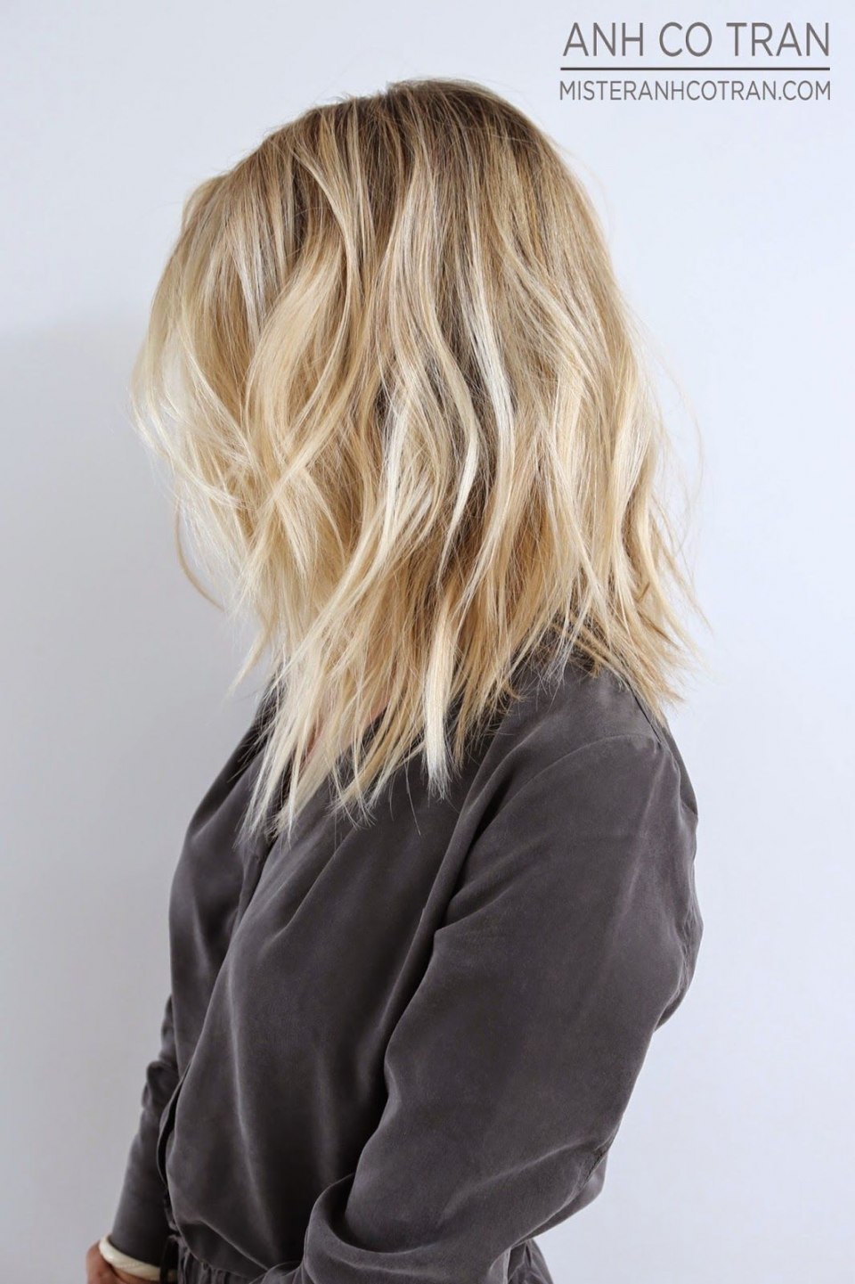 Long Bob for Round face