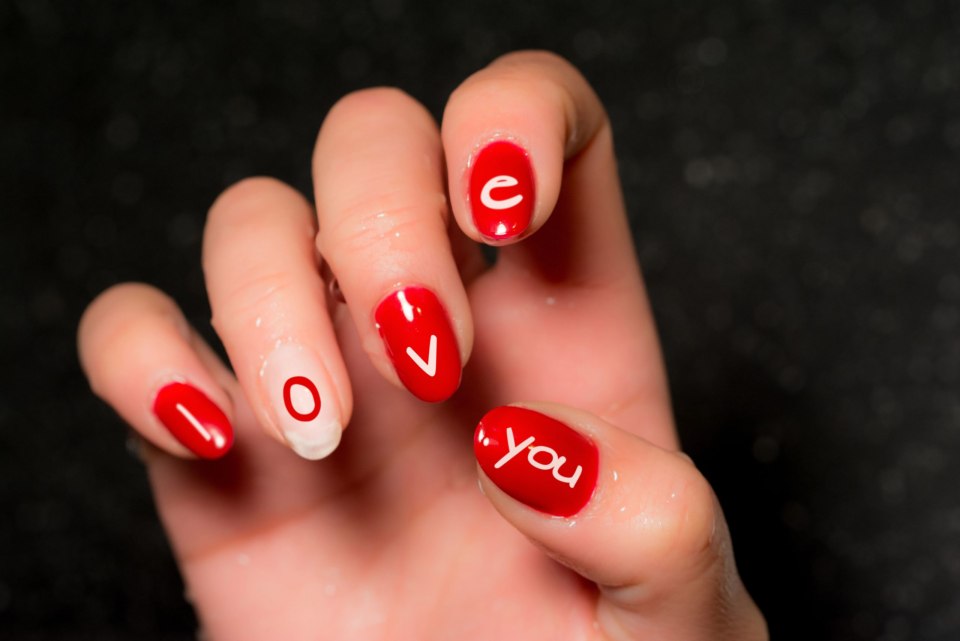 Ногти на 14 февраля