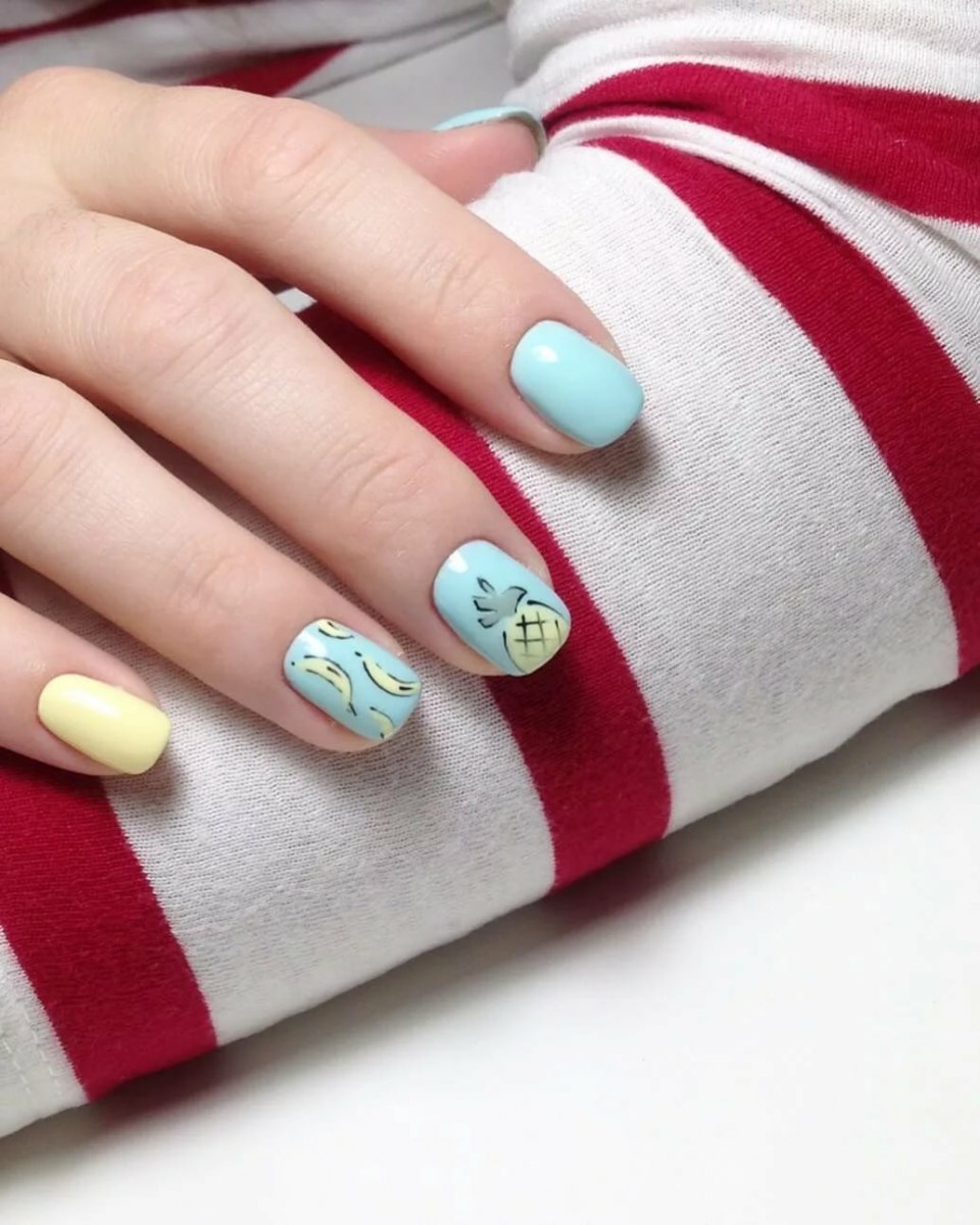 Маникюр для подростка на лето