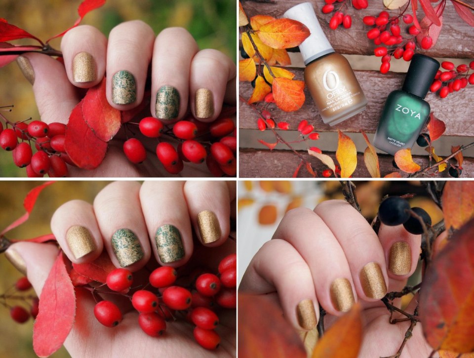 Красивый осенний маникюр