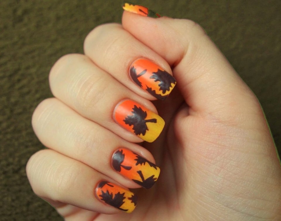 Осенний маникюр Минимализм