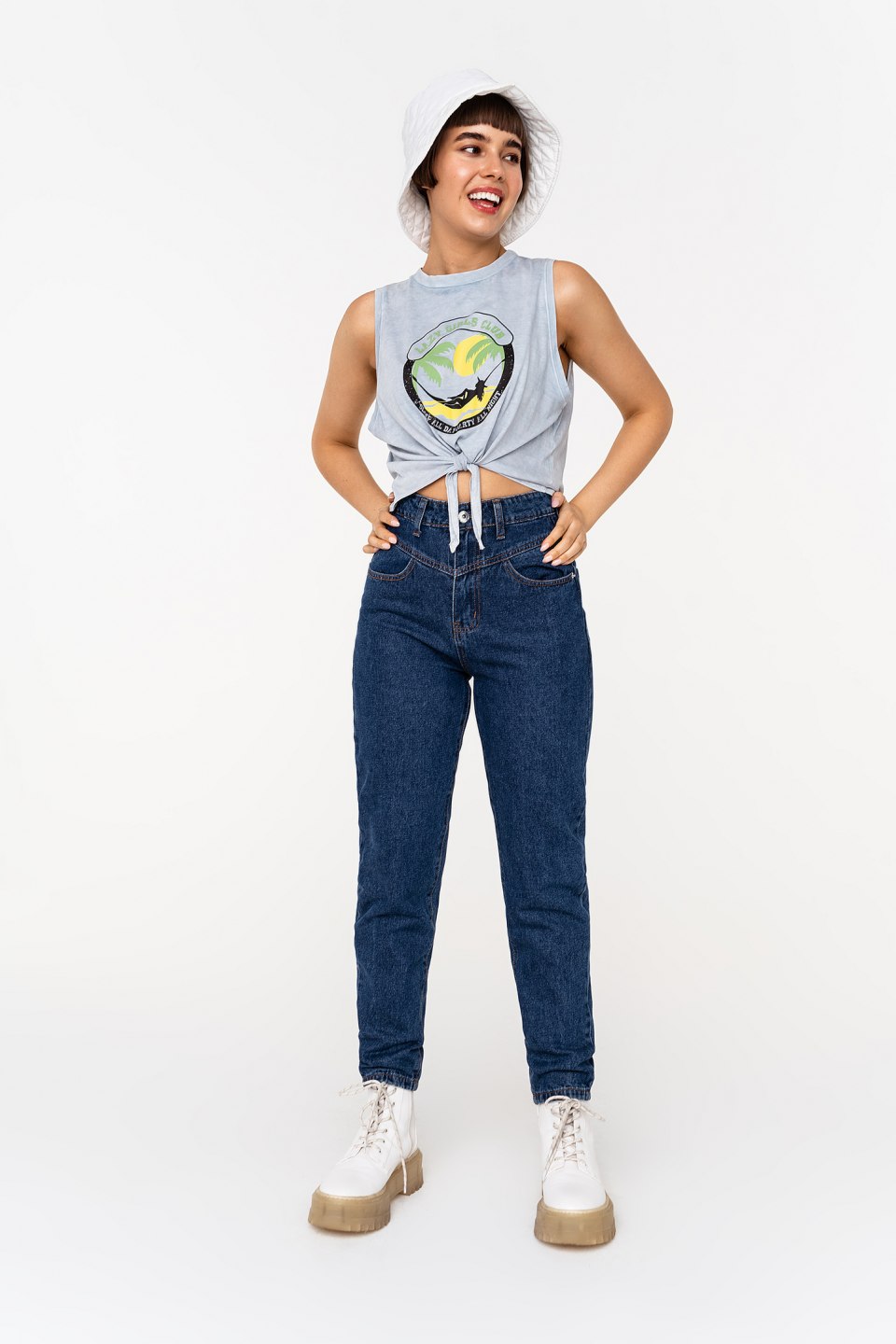 Джинсы mom Gloria Jeans