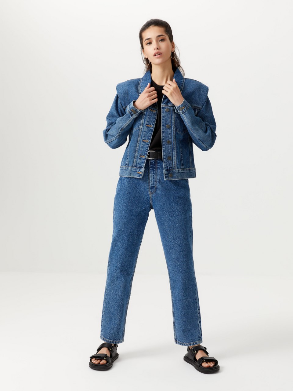 Джинсы mom Velocity lmv011-2