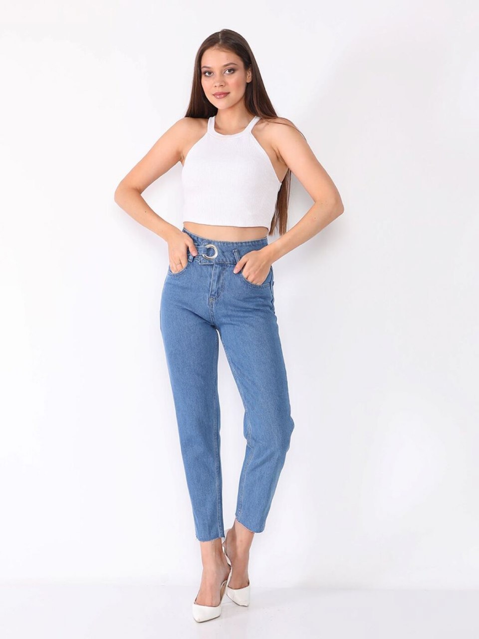 Джинсы Lost Ink mom