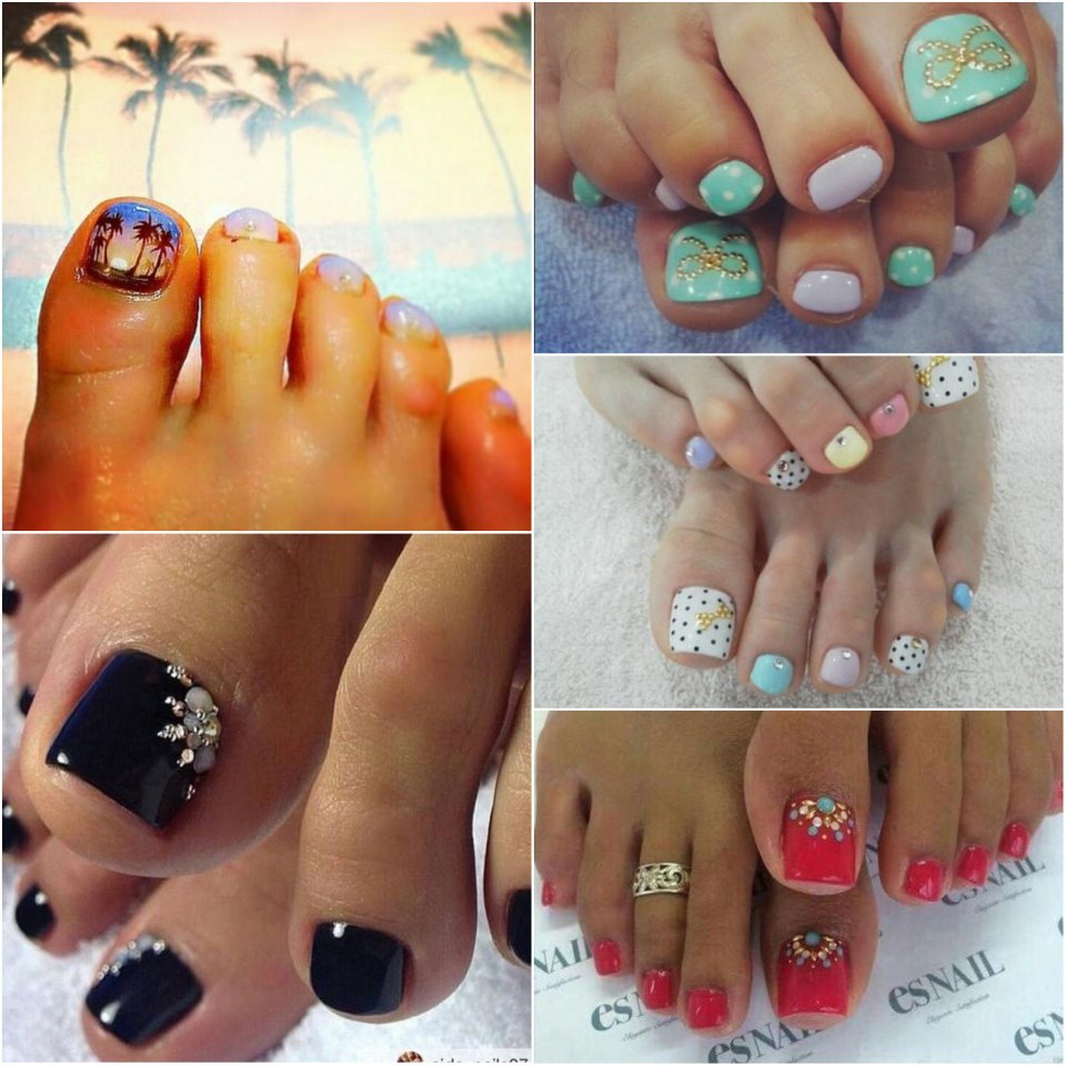 Маникюр и педикюр на море