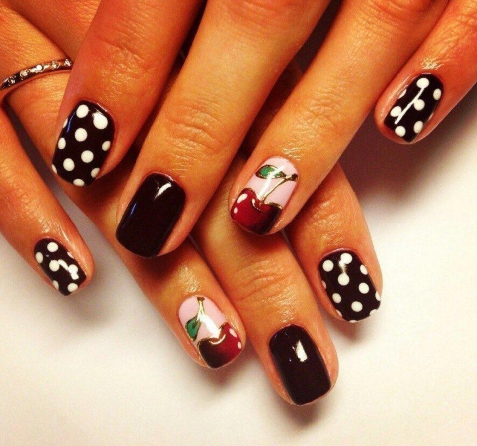 Шеллак ногти красивые с рисунком