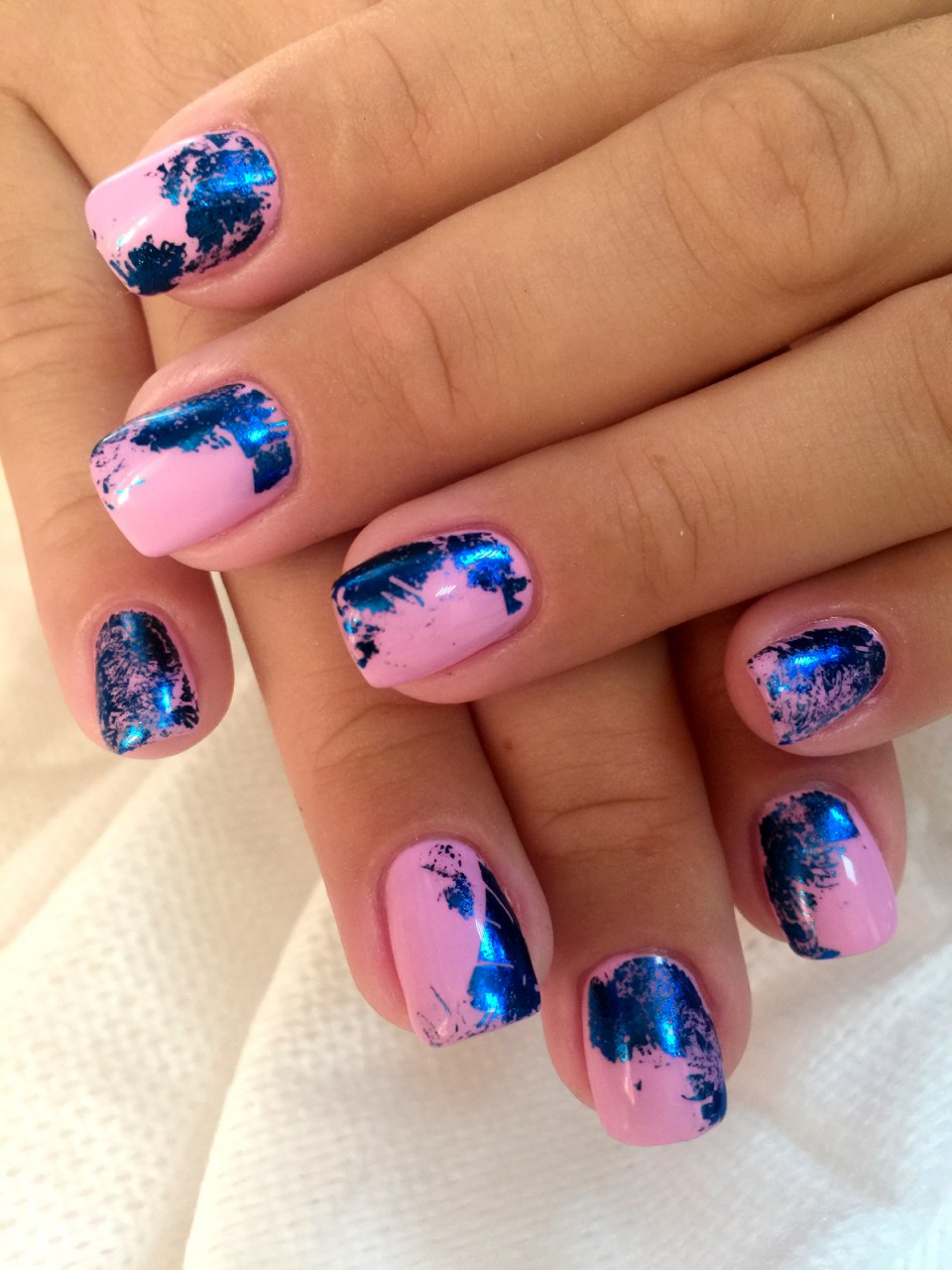 Шеллак с фольгой