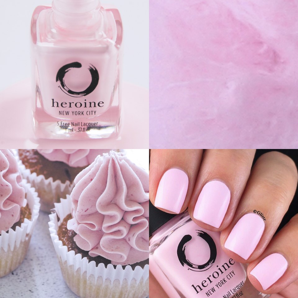 Пастельно розовый лак для ногтей